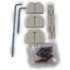 Kirsch LockSeam Curtain Rod Projection Extensions Bracket Kit Clearance Extend