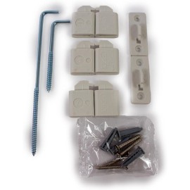 Kirsch LockSeam Curtain Rod Projection Extensions Bracket Kit Clearance Extend