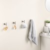 KES Towel Hooks 4 Pack Wall Mounted Coat Robe Hook