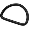 12 Pcs Black Metal D Rings Buckle D-Rings 1.5 Inches