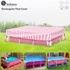 Sobana Rectangular Pool Cover,Waterproof Covers for 7' x 5' x