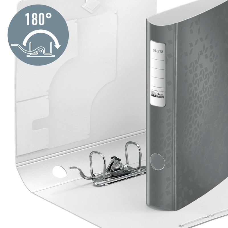 Leitz 180° Active WOW Quality Folder, A4, Slim, Rounded Spine,