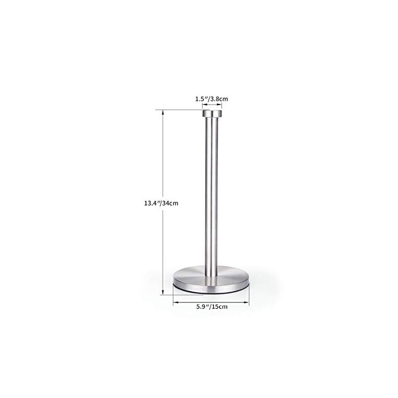Kitchen Roll Holder, Free Standing Paper Towel Holder for Kitchen