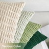 EMEMA Corduroy Cushion Covers, Set of 4, Decorative Sofa Cushions,