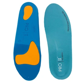 TITAN Sport-Einlagen/Orthopädische Einlegesohle mit Dual Shock balance Korrektur und robust, für über pronation und Fersensporn, Blau, Gr. 36/37 EU XS
