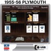 1955-1956 Plymouth Factory OEM Shop Manuals on USB