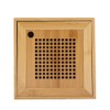 Mini Square Wooden Kongfu Tea Water Storage Serving Tray