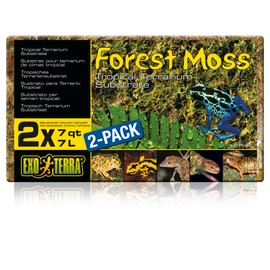 Exo Terra Forest Plume Moss, 7 Quarts, 2-Pack