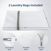 54" x 27.5" Silicone Washer Dryer Countertop Mat with 2