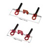 2PCS Aluminum Adjustable 1/10 RC Bumper Crawler Bumper with Fairlead