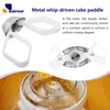 Cookie Paddles with Metal Whip Drive Compatible with Universal Mixers