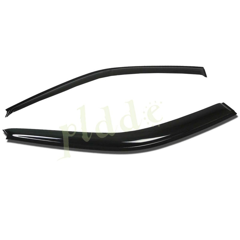 PLDDE 2pcs Sun Rain Guard Outside Mount Window Visors For