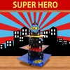 KALEFO - Soporte para tartas de superhéroes de 3 niveles,