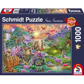 Schmidt | Enchanted Dragon Land (1,000 pieces) | Jigsaw Puzzle | Ages 12+