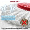 Mop Head Replacement for O-Cedar Easy Wring 1-Tank System，Exovyn Spin
