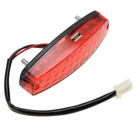 HIAORS LED Rear Tail Brake Light for 50cc 70CC 90cc 110cc 125cc Taotao SunL JCL Coolster Roketa Kazuma Chinese ATVs Quad 4 Wheeler Parts Red