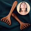 Scalp Gua Sha Massage Wood Comb Massager Body head acupressure 3ea