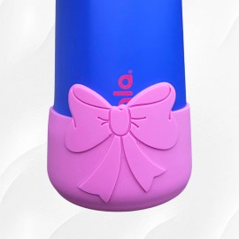 Princess Lavender Purple Jumbo Princess Bow Silicone Tumbler Boot - Cup Sleeve - Owala