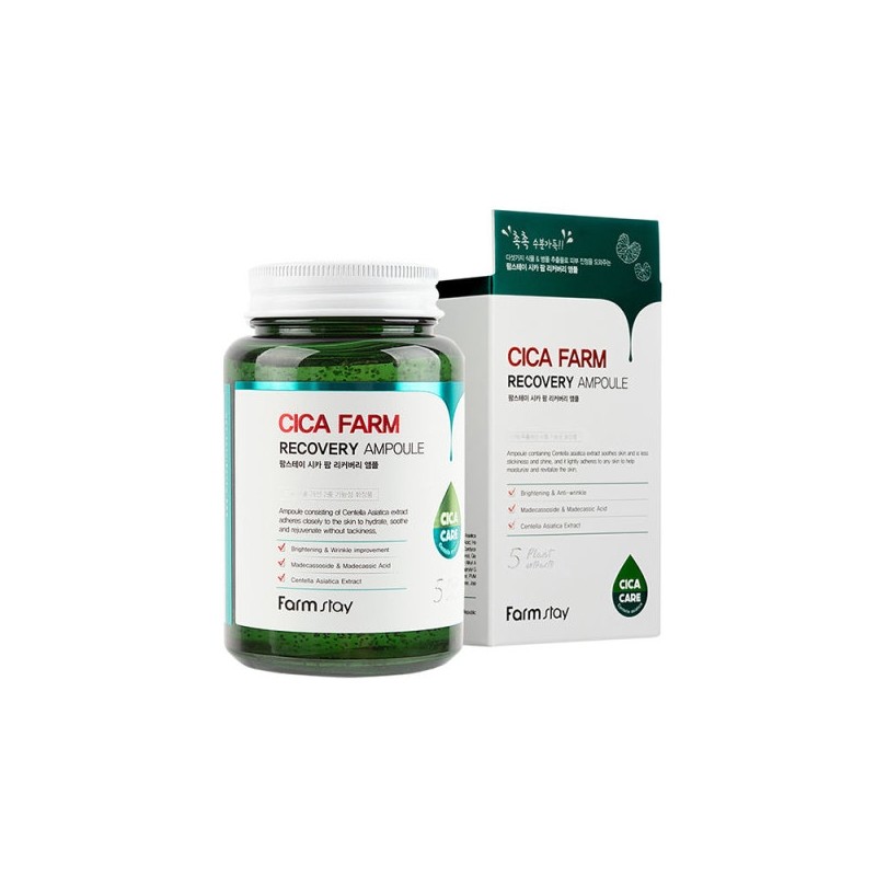 Farmstay Cica Palm Recovery Ampoule 250ml / 팜스테이 시카 팜