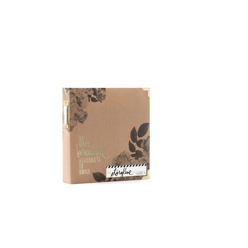 Heidi Swapp 313403 Album Storyline-D-Ring-8 x 11-Floral (44 Pieces), Multi