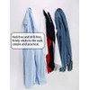 Sndperiexam 20 Pcs Waterproof Adhesive Wall Hooks for Hanging, Clear
