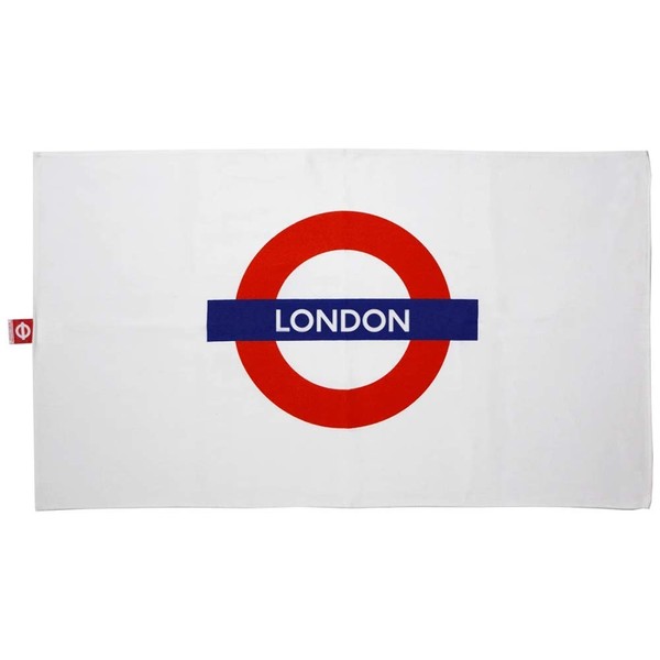London Underground Cotton Tea Towel with"London" logo 740mm x 430mm(gwc)
