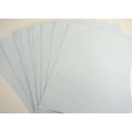 コクヨ ファイル クリアファイル ウェーブカット替紙 A4横 2・20穴 10枚 青 ラ-T885B