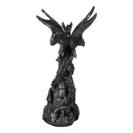 Wizards Dungeons and Dragons Saurian Dragon Electric Plasma Ball Lamp Statue