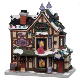 Lemax Christmas Village Penny Lane Shoppes Battery Operated Led -25875