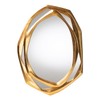 Baxton Studio Halen Antique Goldleaf Accent Wall Mirror