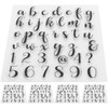 5Pcs Transparent Stamp DIY Journal Scrapbooking 39 Character Lower Case