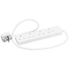 Slamtech® 2m White 4 Gang Power Strip Extension Cord Mains