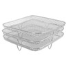 3PCS Fryer Rack Set 304 Stainless Steel Stackable Multi Layer