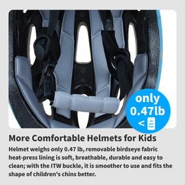 RoyalBaby Kids Helmet 0.47 lb Ultra-Lightweight & Adjustable for Ages 5-13 Years, Ideal for Cycling, Scooter, Balance Bike & More Sports, 4 Vibrant Colors Available