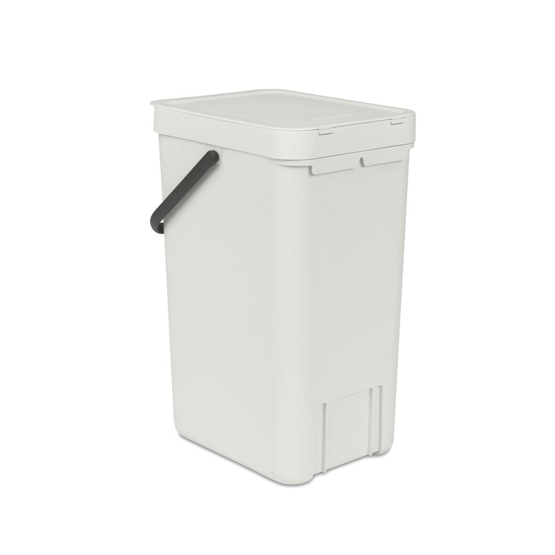 Brabantia Sort & Go Recycling Trash Can 4.2 Gallons (16L)(Light