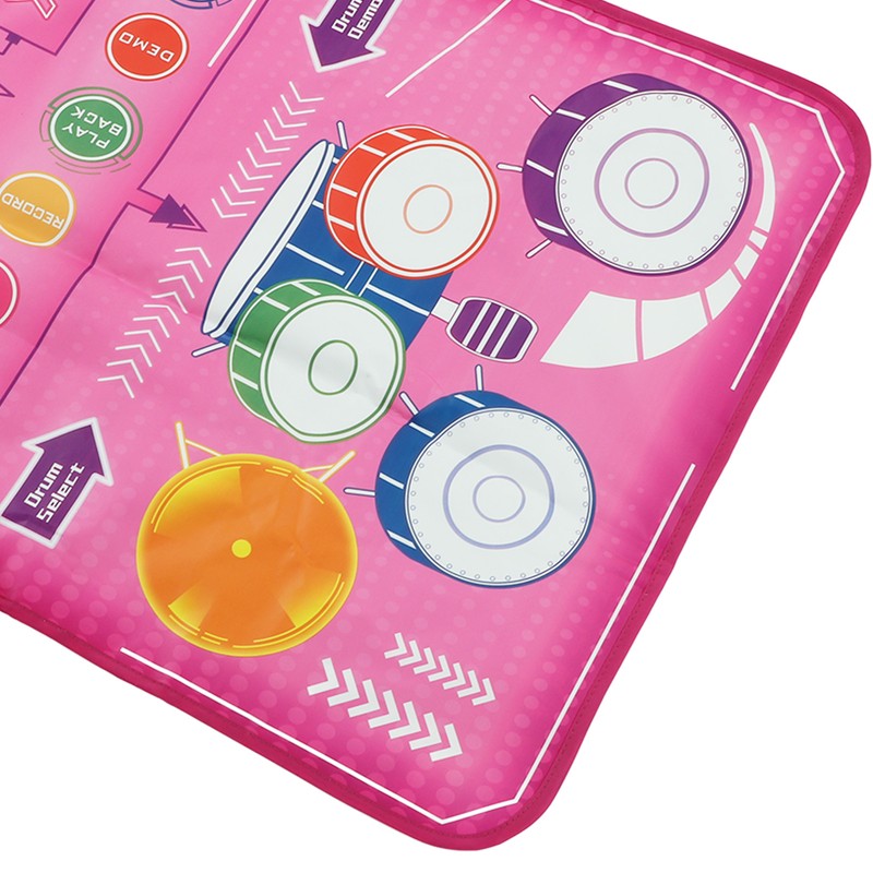 2 in 1 Touch Piano Drum Mat Early Educational Portable