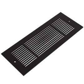 Reggio Register Royal Floor Register 4X10. Oil Rubbed Bronze Steel Vent Covers for Home Floors, Walls, and Ceilings. Features an Underside Lip; with Mounting Holes. Made in The USA | RYL16-612-SRBH