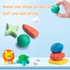 Taicols Pack of 12 Kneading Erasers, 6 Colours, Art Eraser,