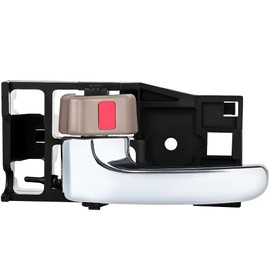 LUJUNTEC Interior Door Handle Driver Left Side Replacement for 2000-2004 For Toyota Avalon Chrome Beige Handle Replace 81280