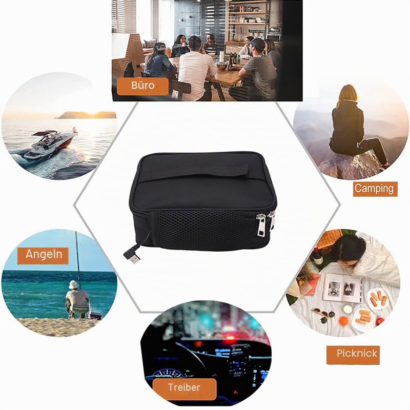 Portable Oven Heated Lunch Box - USB Electric Fast Heating