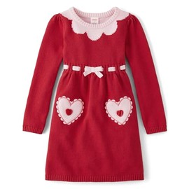 Gymboree,and Toddler Long Sleeve Sweater Dresses,Cozy Valentine,8