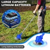 Cordless Grass Trimmer – 21V Electric Lawn Trimmer/Edger for Flower
