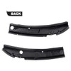 PIT66 2Pcs Windshield Wiper Cowl Vent Grille Grills Panel Hood