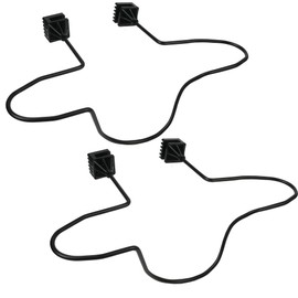 Keyiduid Cowboy Hat Holder Rack for Truck, Car Clothes Hanger Bar Coat Hanger Hard Hat Holder for Truck Seat, Cowboy Hat Rack for Truck, Car Cowboy Hat Holder, Car Accessories, Pack 2 (2)