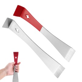 2 Pcs Pry Bar, Crow Bar, Crowbar, Mini Pry Bar, Flat Mini Crowbar Tool Thin Trim Bar Small Pry Bar Scraper Multipurpose Crow Bar Beekeeping Equipment for Scraping Pulling Lifting Kitchen Remodel