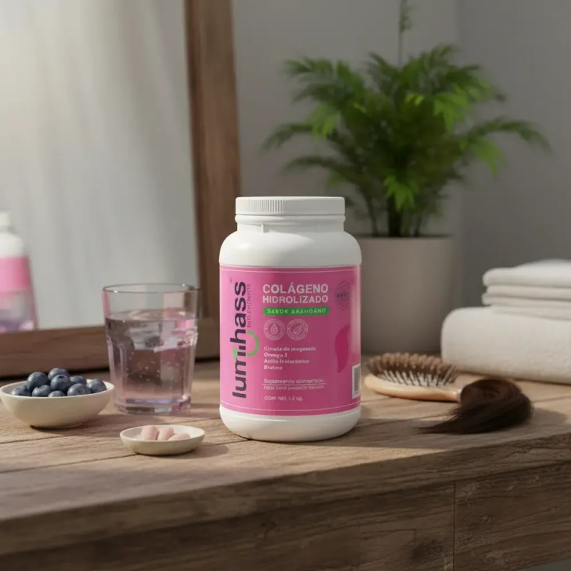 Colágeno Lumihass 3 Pzas Arándano Y Fresa | Omega 3