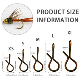 EUPHENG 100/150/250PCS Fly Fishing Snaps, 5 Sizes Quick-Change Stainless Steel No Knot Snaps, Fast Lure Connector Snaps for Flies Jigs Lures