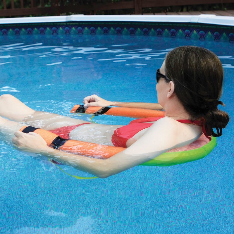 Aqua EZ Noodle Floating Chair: Comfortable Mesh Seat for Pool