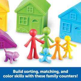 Learning Resources All About Me Sorting Neighborhood - 42 Pieces, Ages 3+ Toddler Social Emotional Toys, Fine Motor & Sorting Skills, Montessori Toys, Preschool Learning Toys