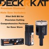 1-1/4 Inch Diamond Hole-Saw Bits with Pilot Drill Bit -